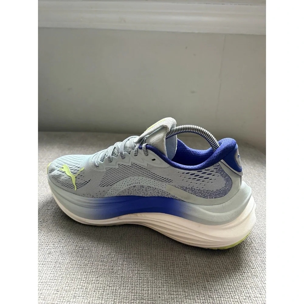 Puma MagMax Nitro Lapis Lazuli Sz 9.5 Gray Blue Green Women's Running Shoes 2024